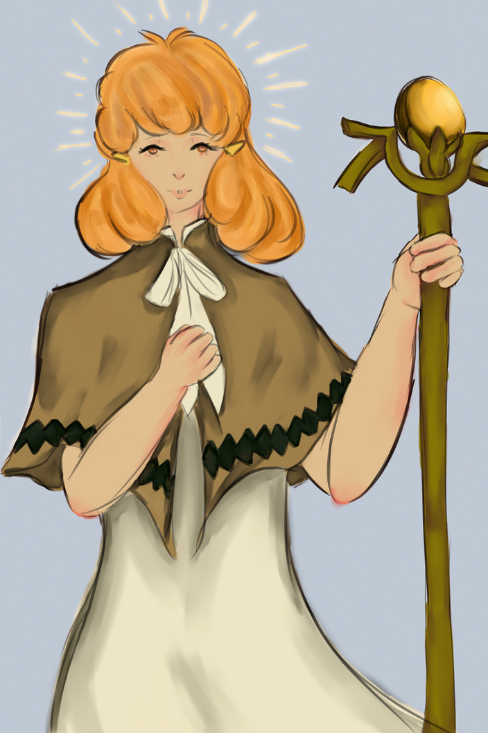 Flat Waist-Up: Lana (Fire Emblem 4)