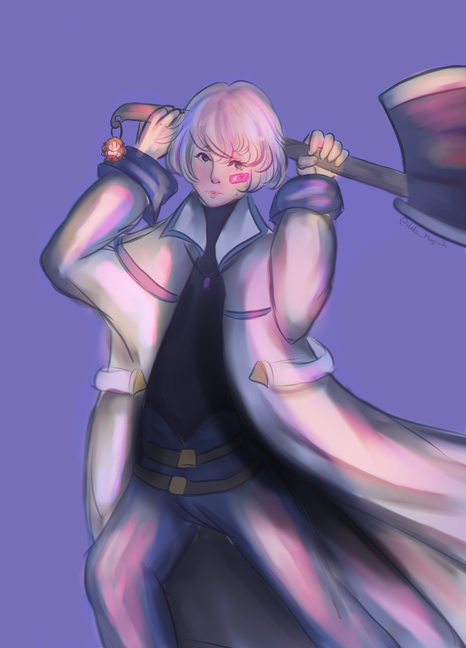 Detailed Full Body: Soma Cruz (Castlevania: Dawn of Sorrows)